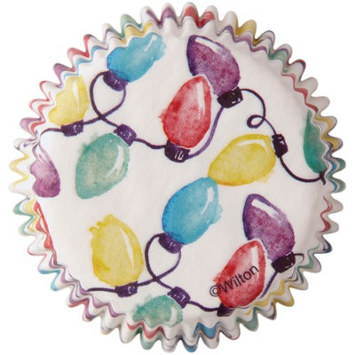 Wilton Standard Baking Cups-Watercolor Lights 75/Pkg