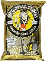 Pirate Brands TINGS, CORN STICKS, CRUNCHY, (Pack of 12)