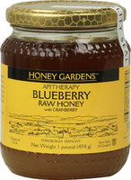 Honey Gardens Raw Honey Blueberry with Cranberry 1 lb