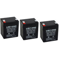 Universal Power Group ENERSYS YUA NP512 12V 5AH BATTERY - 3 Pack