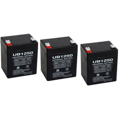 Universal Power Group ENERSYS YUA NP512 12V 5AH BATTERY - 3 Pack