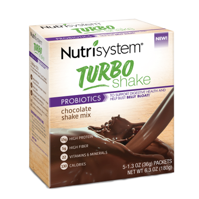 Nutrisystem Turbo Shake, Chocolate Shake Mix, 5CT