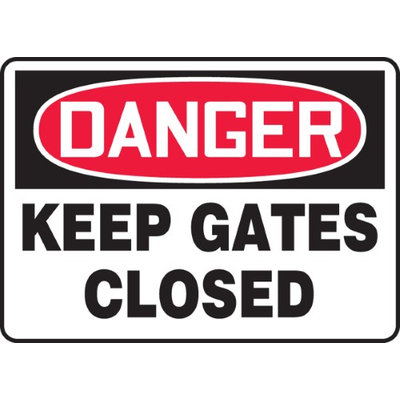 Accu Form KEEP GATES CLOSED