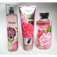 Bath And Body Works Peony Shea Ultra Shea Body Cream,Peony Shea & Vitamin E Shower Gel,Peony Fine Fragrance Mist 8 Oz