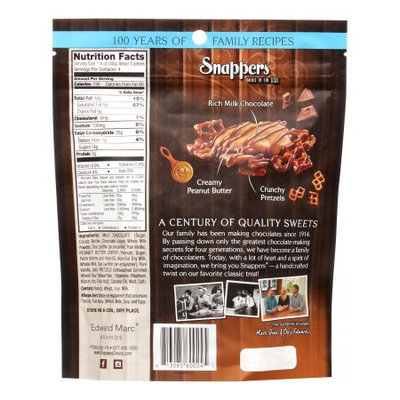 Snappers Candy Milk Chocolate Peanut Butter, 6 Oz