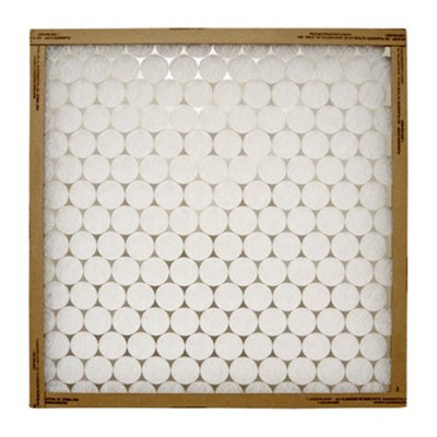 Flanders 2488672 EZ Flow Merv 4 Flat-Panel Fiberglass Air Filter 20X25X2 in. - 12 Per Case