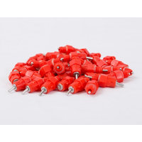 200 Pack Nipple Drinker Chicken Water Feeder Poultry Duck Hen Screw In 360