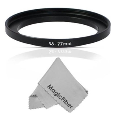 Altura Photo 58-77mm Step-Up Adapter Ring (58mm Lens to 77mm Accessory)