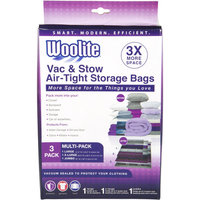 Woolite 3-Piece Vacuum Storage Bags Multi-Pack