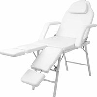 Facial Bed Artificial Leather White Facial Bed Massage Chair Can be easily converted to a facial bed