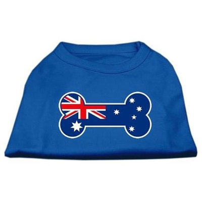 Ahi Bone Shaped Australian Flag Screen Print Shirts Blue Lg (14)