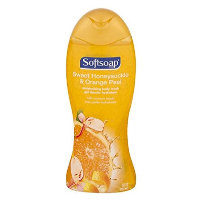 Softsoap Body Wash, Sweet Honeysuckle and Orange Peel - 18 fl oz