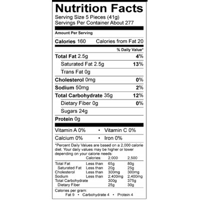 Brach's BRACHS JELLY BEAN NOUGAT 3/8.34 LB