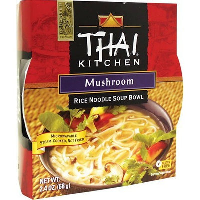 Thai Kitchen Gluten Free Mushroom Rice Noodle Soup Bowl, 2.4 oz (Case of 36)
