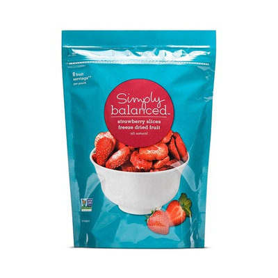 Freeze Dried Strawberry Slices - 2oz - Simply Balanced