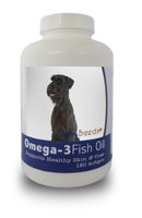 Healthy Breeds 840235141525 Giant Schnauzer Omega-3 Fish Oil Softgels 180 Count