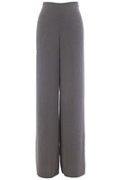 Giorgio Armani Textured Unhemmed Dress Pants IT 46 Beige and Black