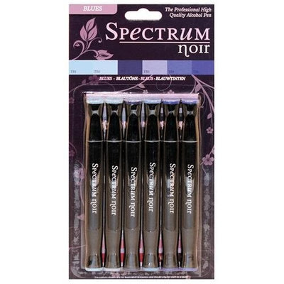 Crafter's Companion Six-pack Spectrum Noir 'Blues' Alcohol Markers