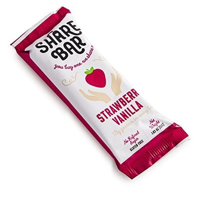 Steve's PaleoGoods, ShareBar Protein Bar Strawberry Vanilla, 1.83oz