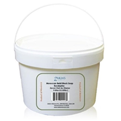 Zakia's Morocco Zakias Morocco Sop-103 -Pro 5 K Moroccan Eucalyptus Soap Black