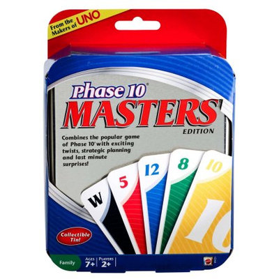 Phase 10 Masters Card Game By Mattel