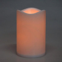 Homeford Flameless Plastic Candle LED Light, Ivory, 4-1/2-Inch