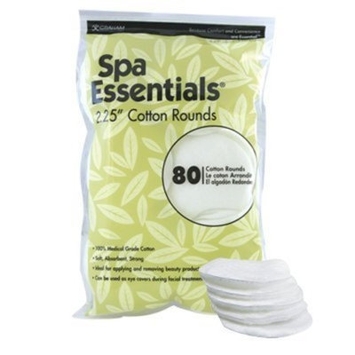 2.25 Cotton Rounds by Spa Essentials