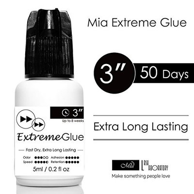 5ml Mia Extreme Glue Adhesive Fast Strong Eyelash Extension Semi Permanent Low Fume