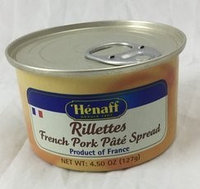 Henaff French Pork Rillettes - Traditional Recipe, 127 grams (Pack of 2)