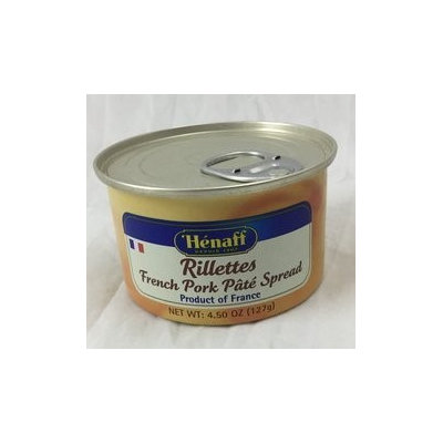 Henaff French Pork Rillettes - Traditional Recipe, 127 grams (Pack of 2)
