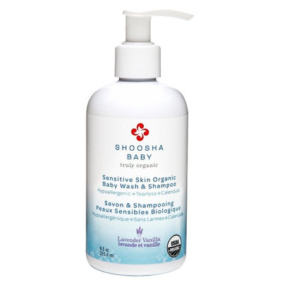 Shoosha - Sensitive Skin Organic Babywash & Shampoo Lavender Vanilla - 8.5 oz.(pack of 6)