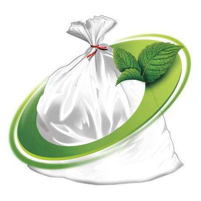 MINT-X MX4347STC Trash Bag,56 gal, LLDPE, Clear, PK100