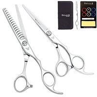 Washi Beauty - Fusion Texture Set with 6.5” Shear, 16 Tooth Texturizer / Chunker, Free Razor & Case
