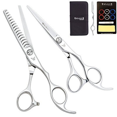 Washi Beauty - Fusion Texture Set with 6.5” Shear, 16 Tooth Texturizer / Chunker, Free Razor & Case
