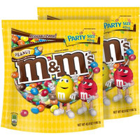 Mars Chocolate M'S Peanut Chocolate Candy, 42 oz, (Pack of 2)