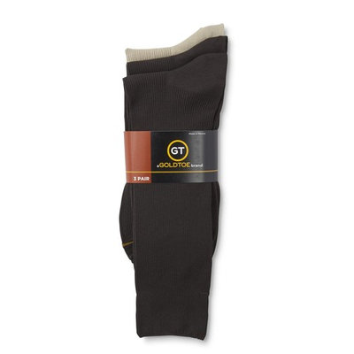 Gold Toe Men's 3-Pairs Fashion Crew Socks