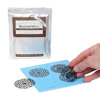 SugarVeil Flower Toppers Mat with BONUS Chocolate SugarVeil Icing