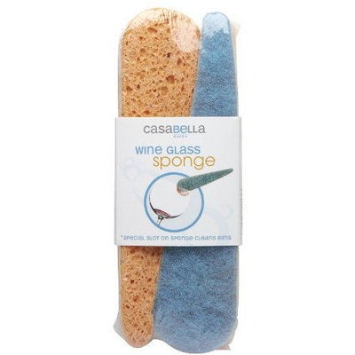 Casabella Wine Glass Sponge, 2-Pack