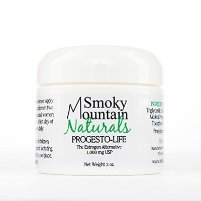 Progesto-Life Cream/2000 mg of Bioidentical USP Progesterone- 4 Ounce Pump. For Women during Menopause and TCC. For Hot Flashes, Mood Swings, PCOS and Vaginal Dryness. Free of Soy and GMOs.