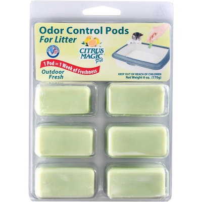 Beaumont Products Citrus Magic Litter Pods Outdoor Fresh