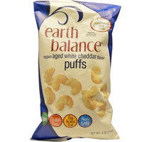 Earth Balance, Vegan Puffs, Aged White Cheddar Flavor, 4 oz (pack of 2)