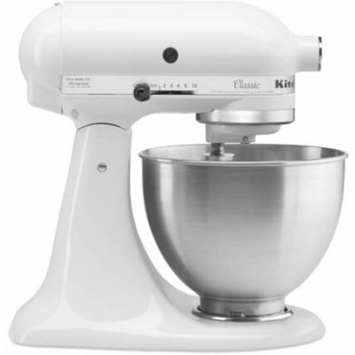 KitchenAid Ultra Power Plus KSM100PS-WW Stand Mixer - 300 W - White