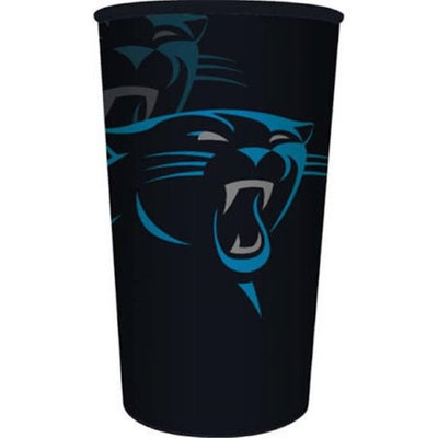 Hoffmaster Group 119505 20 by 1 Count Carolina Panthers 22 oz Plastic Stadium Cup - Case of 20
