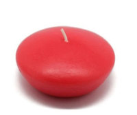 Zest Candle CFZ-051 3 in. Ruby Red Floating Candles -12pc-Box