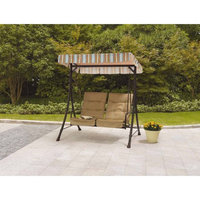 Keysheen Industry shanghai Co., Ltd. Mainstays Richland Landing 2-Seat Swing with Pullout Ottomans