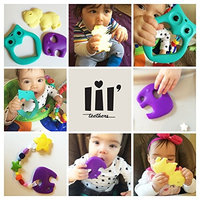 Lil' Teethers Baby Teething Toys. Bendable & Freezer friendly. Highly Recommended by Moms. 100% Silicone (similar to nipples & pacifiers), BPA & Phthalates Free, FDA Compliant. Raccoon