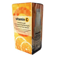 Vitamin C Breakthrough Anti Aging Brightening and SmoothingFacial Serum with Vitamin E, Macadamia andDead Sea Minerals 1.0 FL OZ
