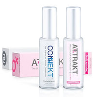 Copulins for Women and Unisex Oxytocin Spray to Attract and Enchant Everyone - Attrakt for Her, Connekt (Set of 2)