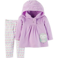 Child of Mine by Carter's Baby Girl Hoodie and Pants, 2pc Outfit Set