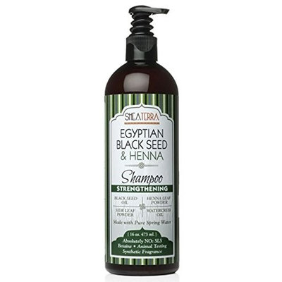 Shea Terra Egyptian Black Seed & Henna Natural Shampoo Strengthening